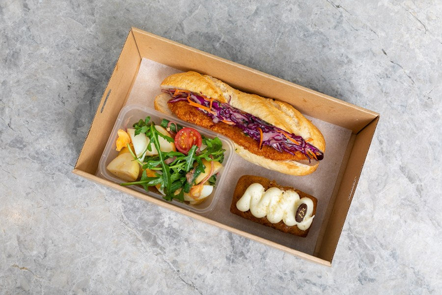 Chicken Schnitzel Baguette Lunch Box