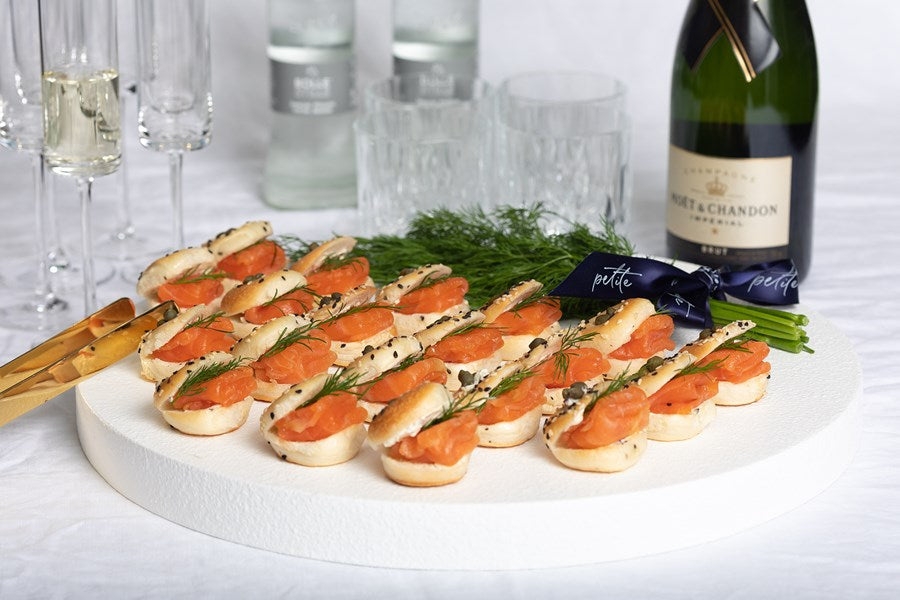 Petite Smoked Salmon Bagel