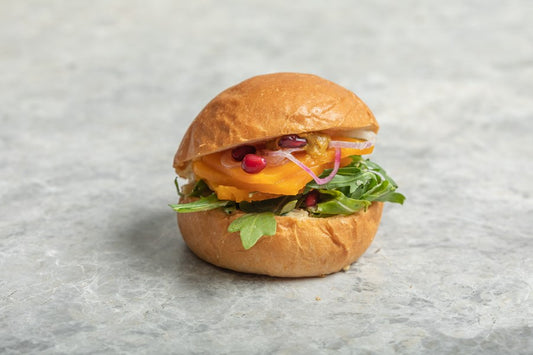 Pickled Pumpkin & Cashew Butter Slider